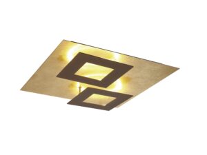 Ceiling Lighting - Mantra Dalia 50cm Ceiling 48W LED 3000K 3360lm Gold/Rust Brown (M8163)
