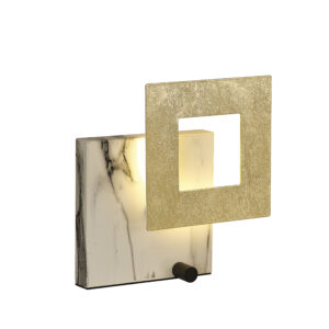 Table Lamps - Mantra Dalia 25cm Table Lamp 18W LED 3000K 1260lm Gold/Marble White (M8519)