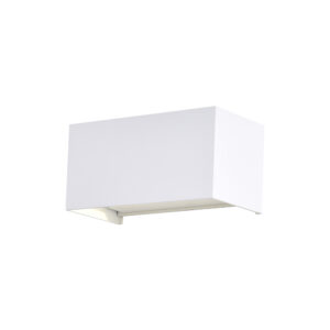 Wall Lighting - Mantra Davos Rectangle Wall Lamp Dimmable 4 x 6W LED 2700K 2200lm IP54 White (M8606)