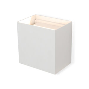 Wall Lighting - Mantra Davos XL Square Wall Lamp Dimmable 2x10W LED 2700K 1830lm IP65 Sand White (M8610)