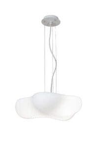 Ceiling Pendants - Mantra Eos IP44 Pendant 4 Light E27 Matt White/Opal White (M1883)