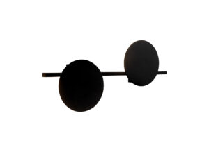 Wall Lighting - Mantra Eris 2 Light Wall Lamp 16W LED 3000K 1280lm Black (M7299)