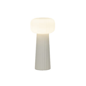 Table Lamps - Mantra Faro Table Lamp 1 Light E27 White (M7248)