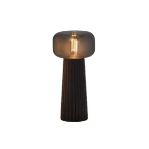 Table Lamps - Mantra Faro Table Lamp 1 Light E27 Black (M7249)