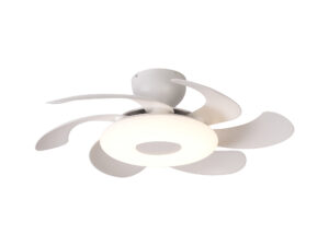 Ceiling Fans - Mantra Flowers 50cm 24W LED Dimmable Ceiling Light With Built-In 25W DC Reversible Fan 2700-5000K White (M8703)