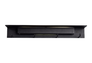 Wall Lighting - Mantra Fuerteventura 60cm Linear Wall Lamp Coat Rack 9W LED 3000K 600lm Matt Black (M6866)