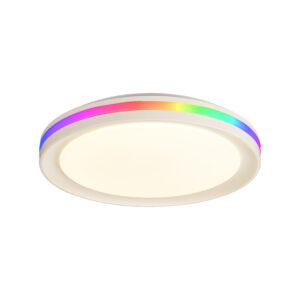 Ceiling Lighting - Mantra Gamer 40cm Ceiling 30W LED With 3000K-6500K/RGB 2000lm White (M8484)