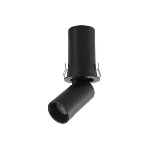 Architectural - Mantra Garda Mini Retractable Swivel Spotlight 7W 2700K 515lm Black Cut Out: 45mm (M9144)