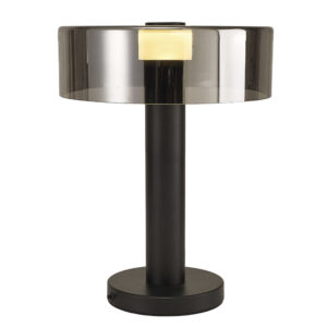 Table Lamps - Mantra Gin Large Table Lamp 1 Light GU10 Black (M8425)