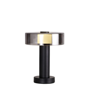Table Lamps - Mantra Gin Small Table Lamp 1 Light GU10 Black (M8427)