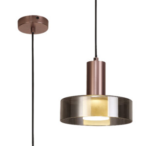 Ceiling Pendants - Mantra Gin 22cm Pendant 1 Light GU10 Rose Gold (M8430)