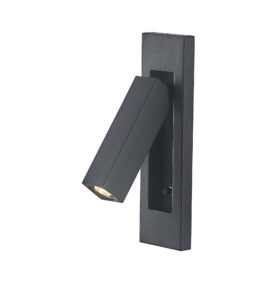 Wall Lighting - Mantra Gokova Wall Lamp 3W LED 3000K 210lm Sand Black (M6821)
