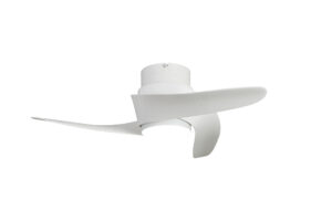 Ceiling Fans - Mantra Groenland XS 79.5cm 30W LED Dimmable Ceiling Light With Built-In 24W DC Fan 2700-5000K White (M9061)