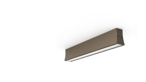 Ceiling Lighting - Mantra Hanok 40cm Linear Ceiling Light 110? 14W LED 3000K 950lm Sand Brown (M7953)