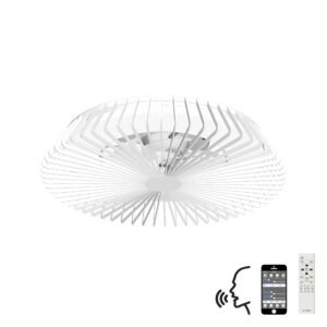 Ceiling Fans - Mantra Himalaya 63cm 70W LED Dimmable Light With Built-In 35W DC Reversible Fan Control White (M7120)