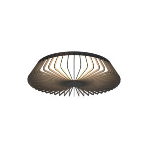 Ceiling Lighting - Mantra Himalaya 53cm Round Ceiling (Light Only) 56W LED 2700-5000K Tuneable White 2500lm Black (M7968)