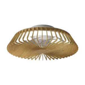 Ceiling Fans - Mantra Himalaya Mini 53cm 70W LED Round Ceiling Light With 30W DC Reversible Fan 2700-5000K Tuneable Wood (M8198)
