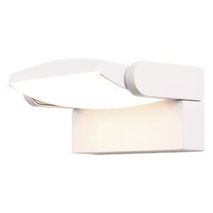 Wall Lighting - Mantra Hood Wall Lamp 12W LED 3000K 1100lm IP65 Matt White (M8895)