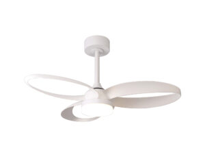 Ceiling Fans - Mantra Infinity Fan 92.6cm 24W LED Dimmable Ceiling Light With Built-In 30W DC Reversible Fan 2700-5000K White (M8700)