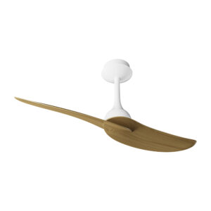 Ceiling Fans - Mantra Ipanema 1m 32W Twin Blade Ceiling Fan (No Light) White/Wood (M9039)