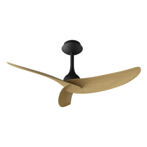 Ceiling Fans - Mantra Ipanema 1m 32W Triple Blade Ceiling Fan (No Light) Black/Wood (M9041)