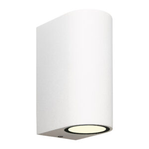 Wall Lighting - Mantra Kandanchu Round Wall Lamp 2 x GU10 IP54 Sand White (M6511)