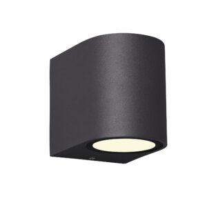 Wall Lighting - Mantra Kandanchu Round Wall Lamp 1 x GU10 IP54 Anthracite (M6512)