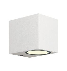 Wall Lighting - Mantra Kandanchu Square Wall Lamp 1 x GU10 IP54 Sand White (M6517)