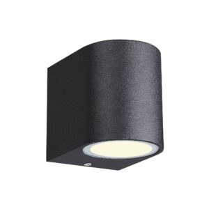 Wall Lighting - Mantra Kandanchu Round Wall Lamp 1 x GU10 IP54 Sand Black (M7039)