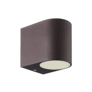 Wall Lighting - Mantra Kandanchu Round Wall Lamp 1 x GU10 IP54 Rust Brown (M7472)