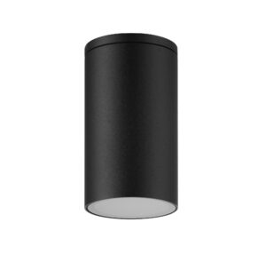 Ceiling Lighting - Mantra Kandanchu 6cm Tall Round Ceiling Spotlight 1 x GU10 IP54 Sand Black (M7902)