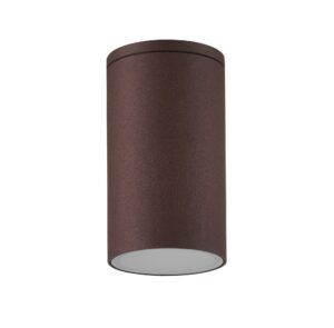 Ceiling Lighting - Mantra Kandanchu 6cm Tall Round Ceiling Spotlight 1 x GU10 IP54 Rust Brown (M7903)