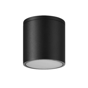 Ceiling Lighting - Mantra Kandanchu 9cm Short Round Ceiling Spotlight 1 x GU10 IP54 Sand Black (M7906)