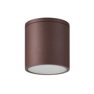 Ceiling Lighting - Mantra Kandanchu 9cm Short Round Ceiling Spotlight 1 x GU10 IP54 Rust Brown (M7907)