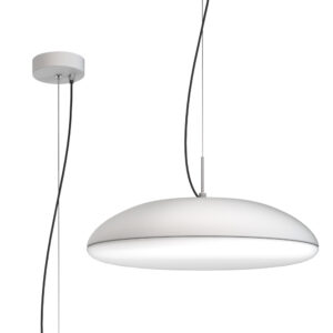 Ceiling Pendants - Mantra Kazz Pendant 50cm Round 6 x E27 (Max 20W LED) White (M8140)