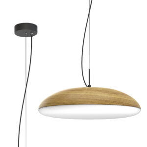 Ceiling Pendants - Mantra Kazz Pendant 50cm Round 6 x E27 (Max 20W LED) Wood (M8142)