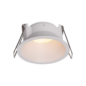 GU10 Downlights - Mantra Kiel Spotlight 6.6cm Slim 5mm Trim 35mm GU10 (Max 8W) IP54 Cut Out 60mm White (M8660)