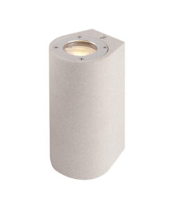 Wall Lighting - Mantra Levi Round Wall Lamp 2 x GU10 (Max 12W) IP65 White Concrete (M7180)