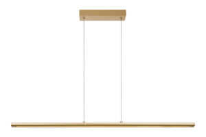 Ceiling Pendants - Mantra Lineal 1.2m Linear Pendant 38W LED 3000K 5150lm Painted Gold (M8955)