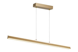 Ceiling Pendants - Mantra Lineal 90cm Linear Pendant 36W LED 3000K 4550lm Painted Gold (M8958)