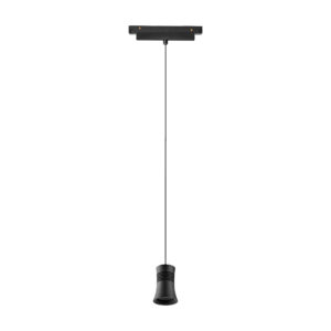 Ceiling Pendants - Mantra Magneto Track Cone Pendant Triac Dimmable 12W LED 3000K 950lm Black (M8391)