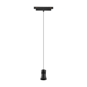 Ceiling Pendants - Mantra Magneto Track Cone Pendant 12W LED 4000K 1000lm Black (M8823)