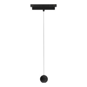 Ceiling Pendants - Mantra Magneto Track Ball Pendant Triac Dimmable 7W LED 2700K 560lm Black (M8993)