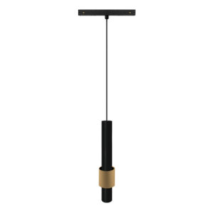 Ceiling Pendants - Mantra Magneto Triac Dimmable Pendant 7W LED 2700K 550lm Black/Gold (M8998)