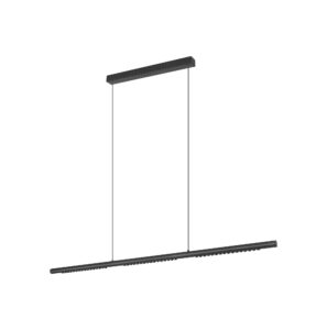 Ceiling Pendants - Mantra Meca Linear Pendant 25W LED 3000K 2100lm Black (M9116)