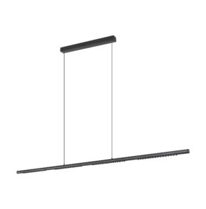 Ceiling Pendants - Mantra Meca Linear Pendant 35W LED 3000K 2850lm Black (M9118)
