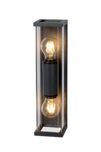 Wall Lighting - Mantra Meribel Wall Lamp 2 x E27 IP54 Graphite (M6493)