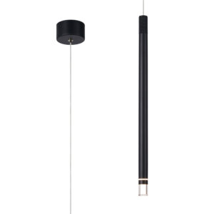 Ceiling Pendants - Mantra Moana Pendant 7W LED 3000K 400lm Sand Black (M8971)