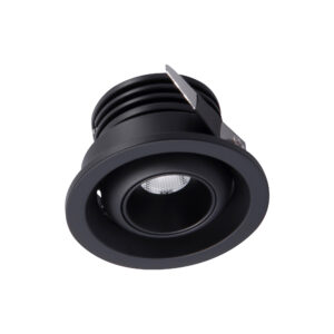 Architectural - Mantra Neptuno 5cm Spotlight Mini Swivel 3W LED 2700K 210lm Black (M7828)