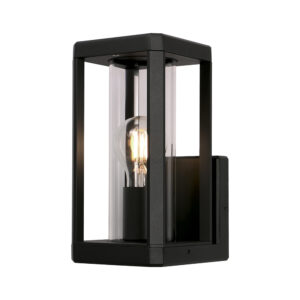 Wall Lighting - Mantra Nevada Wall Lamp 1 x E27 IP65 Matt Black (M8897)